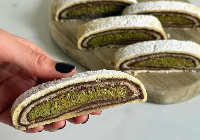 Rolled Pastries Dubai Chocolate